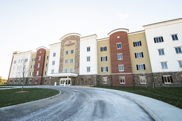 General Construction Case Studies Candlewood Suites Hotel from Zerodraft Commercial